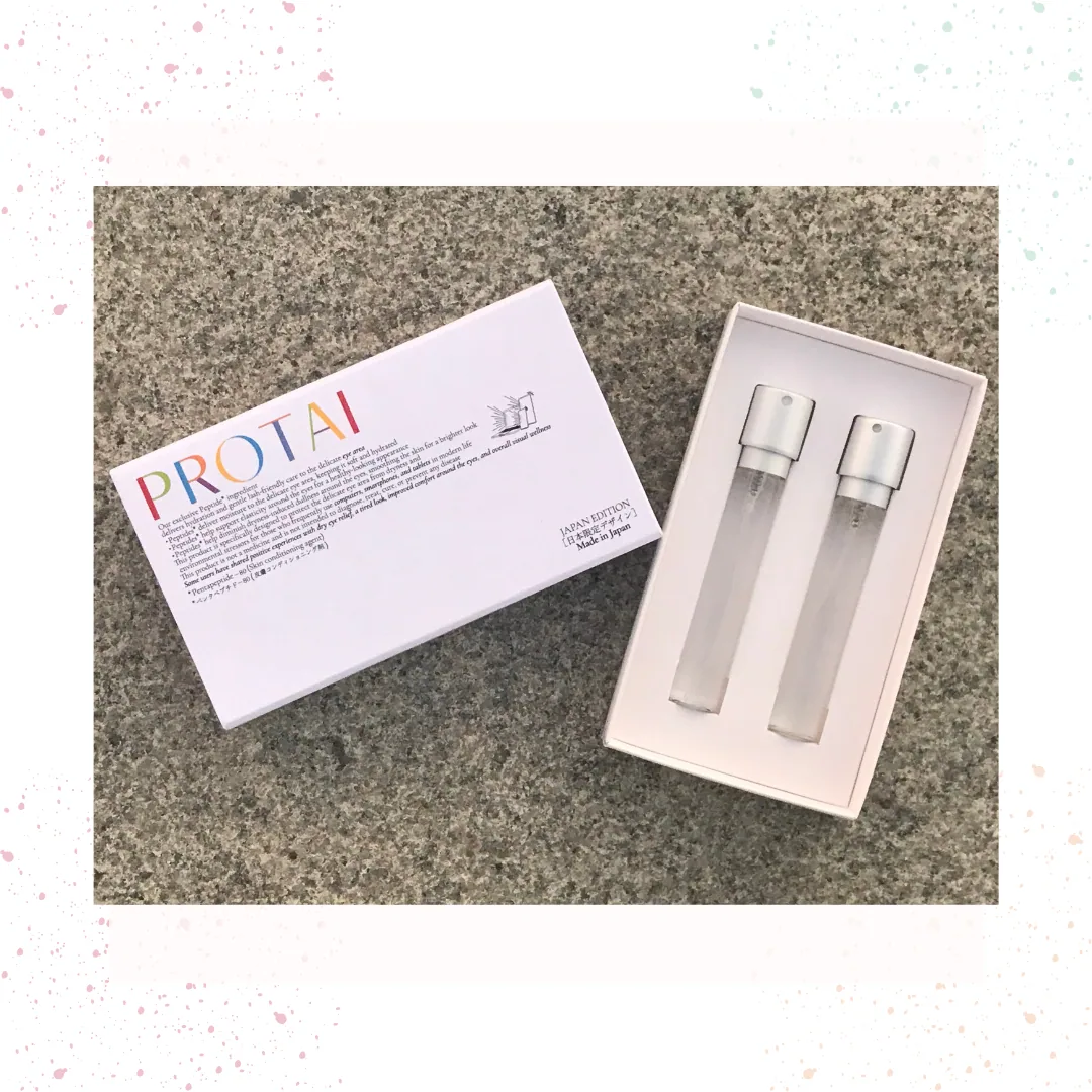 Coffret recharge PROTAI Brume Soin Contour des Yeux, deux flacons de 10 ml