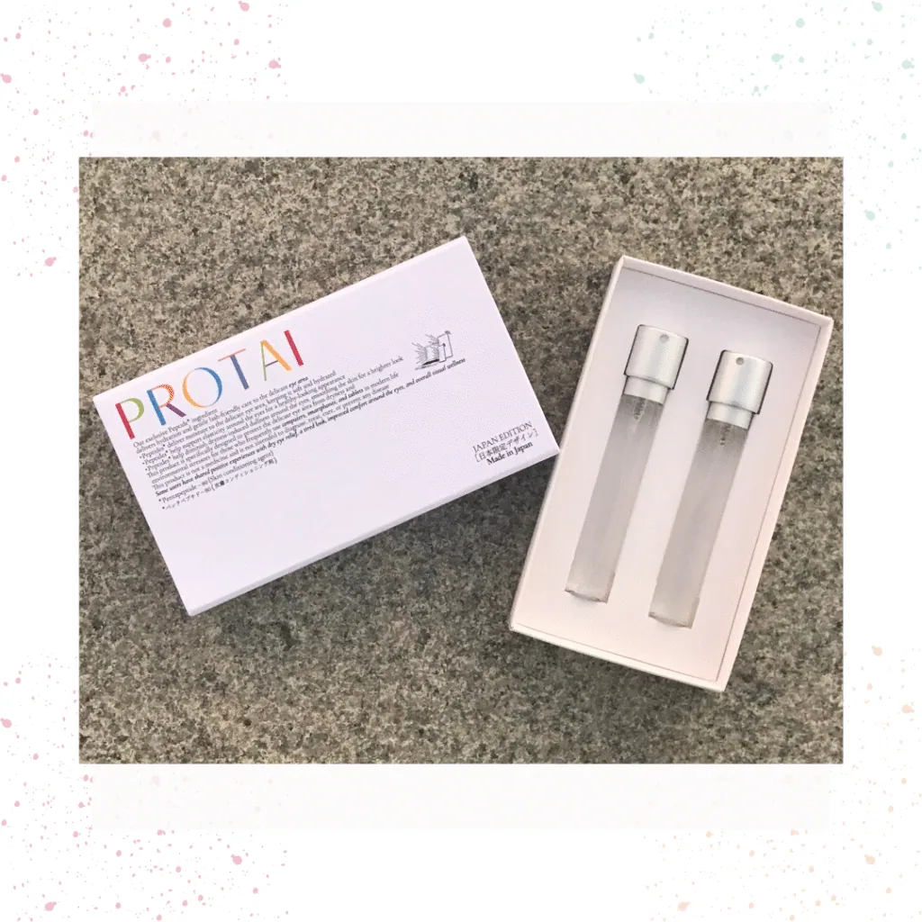 Coffret recharge PROTAI Brume Soin Contour des Yeux, deux flacons de 10 ml